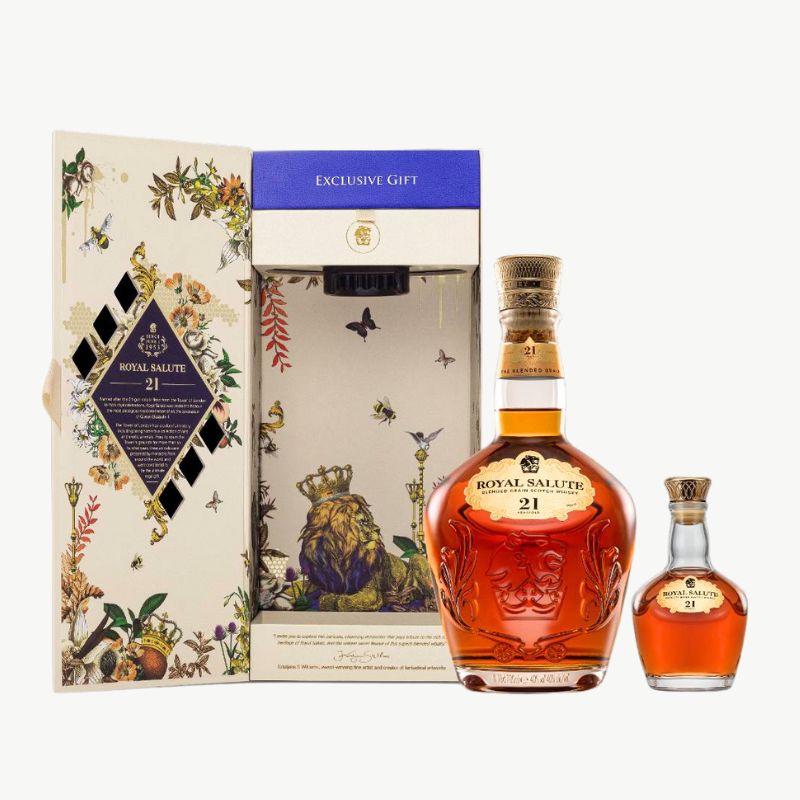 皇家禮炮21年王者之鑽迷你酒年節限量禮盒:圖片 2