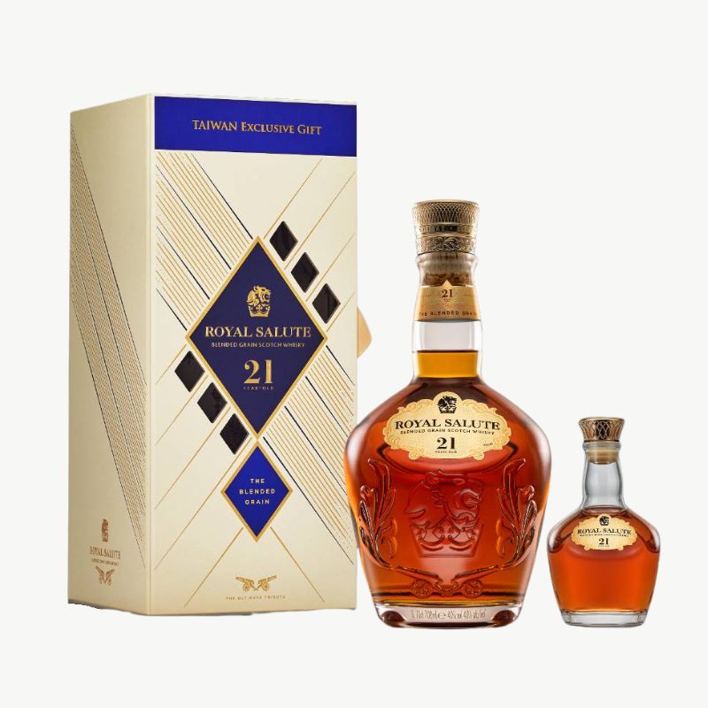 皇家禮炮21年王者之鑽迷你酒年節限量禮盒:圖片 3
