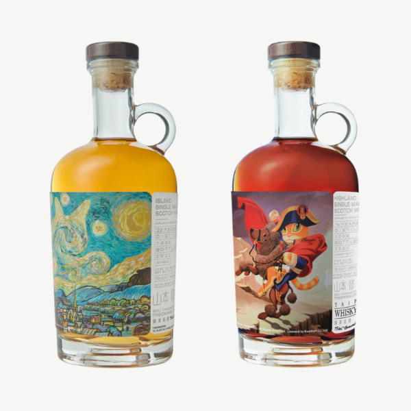 The Whiskyfind 貓美術館-衝啊!貓破崙/貓星月夜 套組