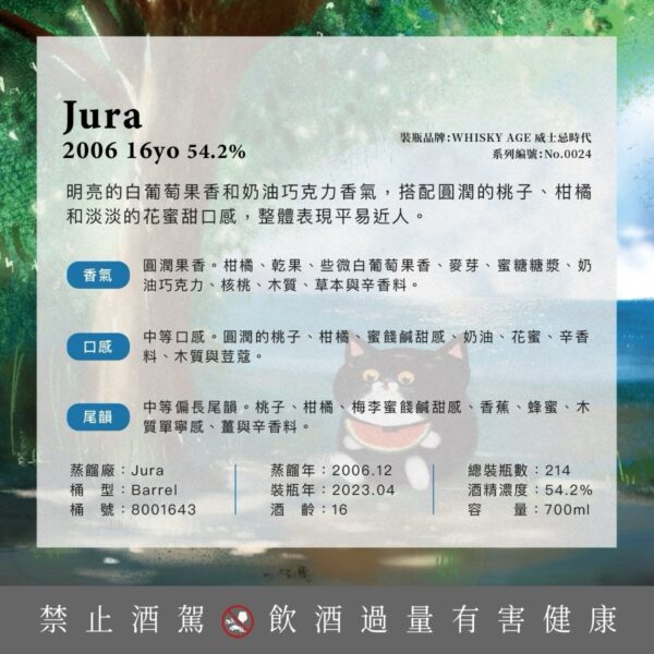 艾雷重擊Whisky AGE No.0024 Jura 16Yo：圖片 4