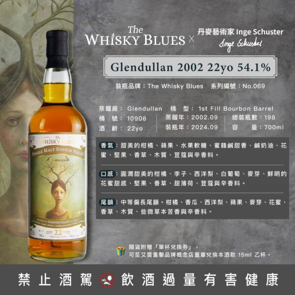 艾雷重擊 威士忌藍調 The Whisky Blues No.069 Glendullan 2002 22yo：圖片 5