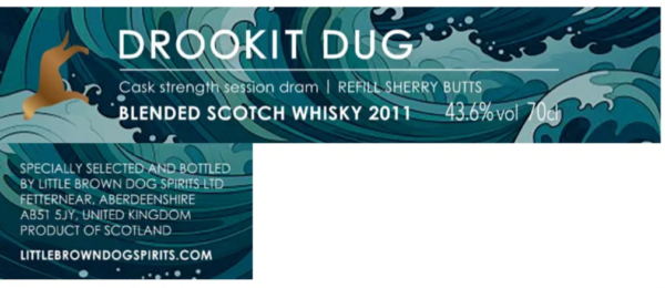艾雷重擊 Little Brown Dog Drookit Dug Blended Scotch Whisky 2011：圖片 2