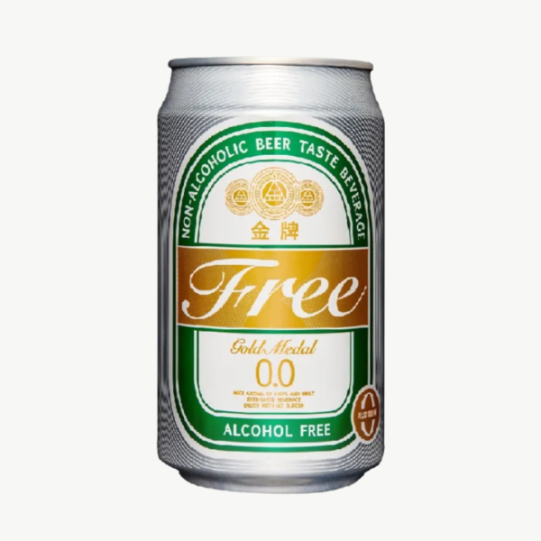 金牌FREE啤酒風味飲料330ml(24罐裝)無酒精啤酒