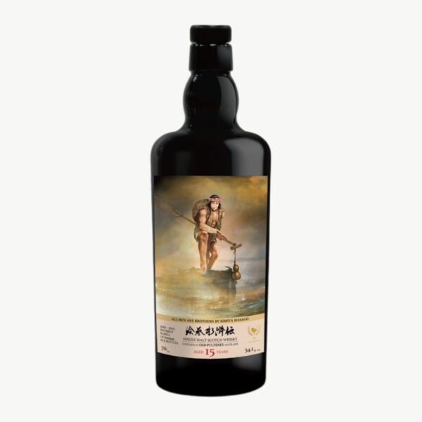 繪卷水滸傳 立地太歲 阮小二-天劍星 Old Pulteney 15yo