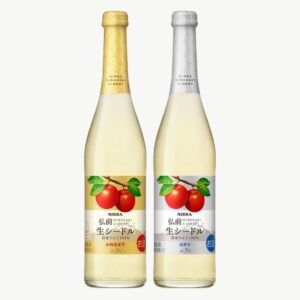 NIKKA 弘前爽脆&香蜜生蘋果氣泡酒雙入組-【聖誕交換禮物推薦】