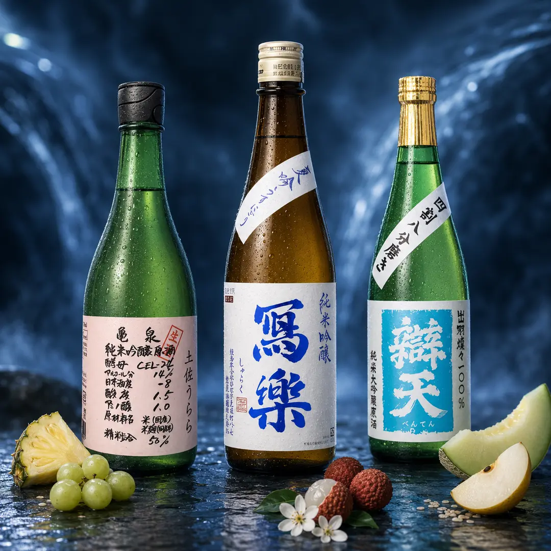 【進階品飲】夏夜華麗純米吟釀組(龜泉X寫樂X辯天):圖片 2