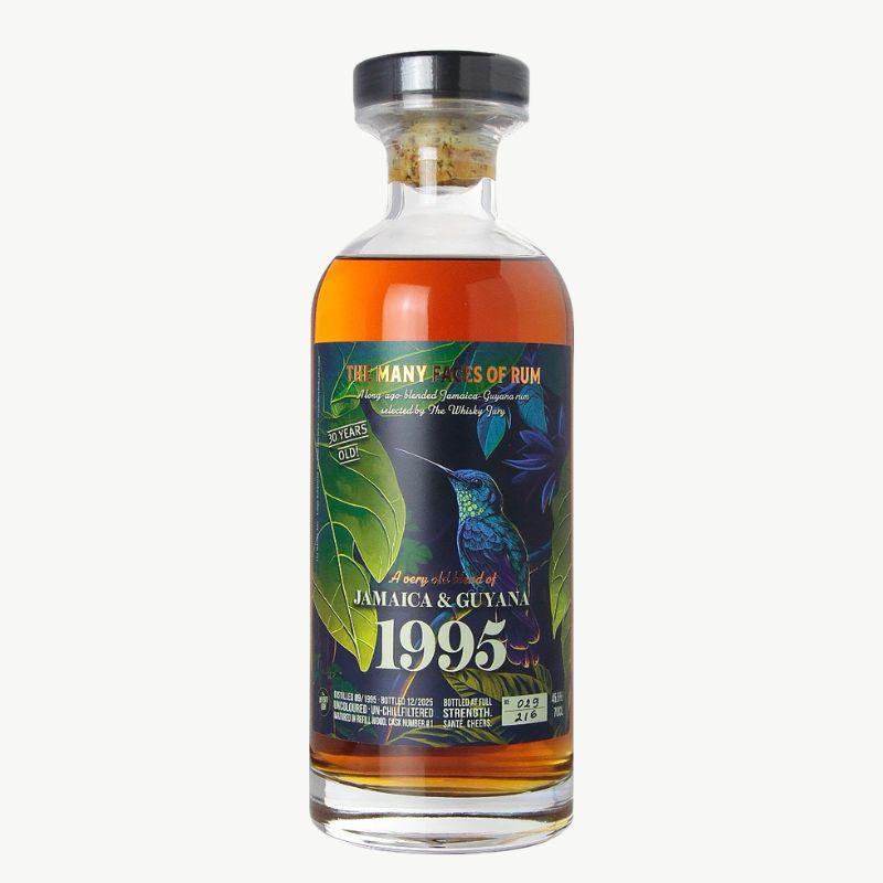 艾雷重擊The Whisky Jury, The Many Faces of Rum, Jamaica & Guyana, 30yo,Refill Wood