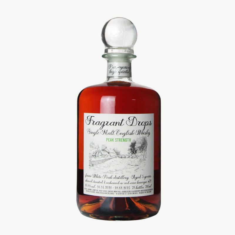 香氣之滴 Fragrant Drops, White Peak "PEAK STRENGTH", 5yo, STR Red Wine Barrique, 69.8%